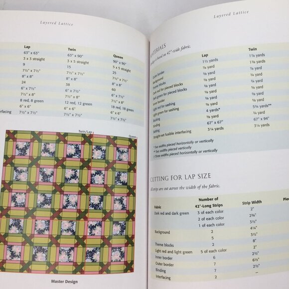 Vintage 2004 Fast-Forward Your Quilting Dina Pappas Quilt Pattern Design Book - Picture 7 of 9